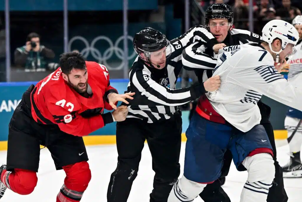 Olympiakiekon ensimmäinen tappelu – ketään ei yllättänyt, kuka sen aloitti