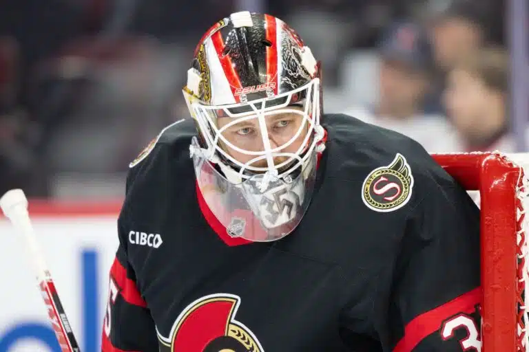 Ottawa Senatorsin maalivahti Linus Ullmark